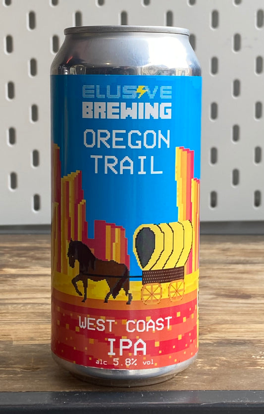 Elusive Oregon Trail WC IPA at The Beerhive, Edinburgh. Free UK shipping.