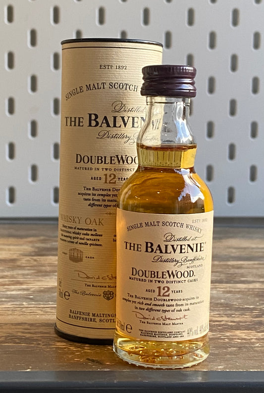 Balvenie Double Wood 5cl at The Beerhive, Edinburgh. Free UK shipping.