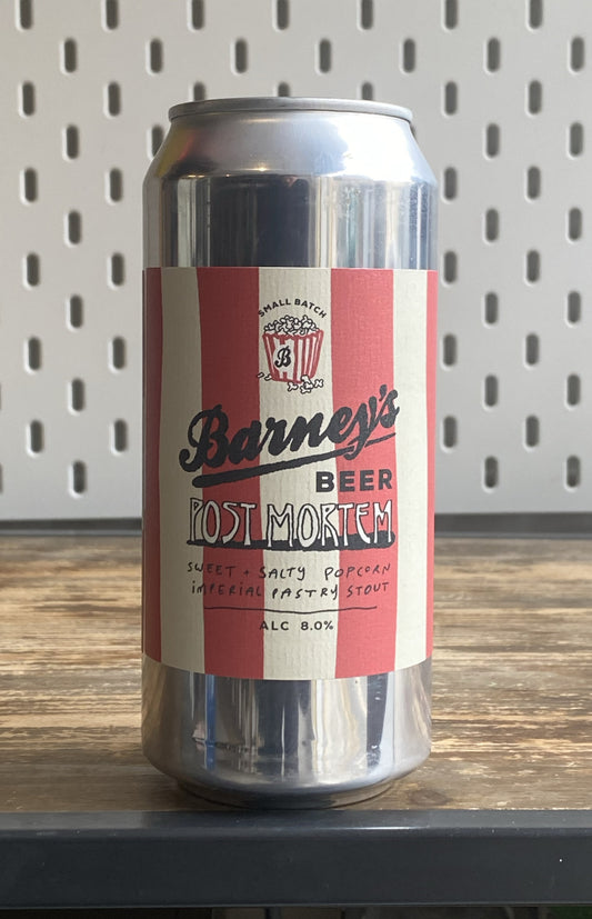Barneys Post Mortem Sweet and Salty Popcorn at The Beerhive, Edinburgh. Free UK shipping.