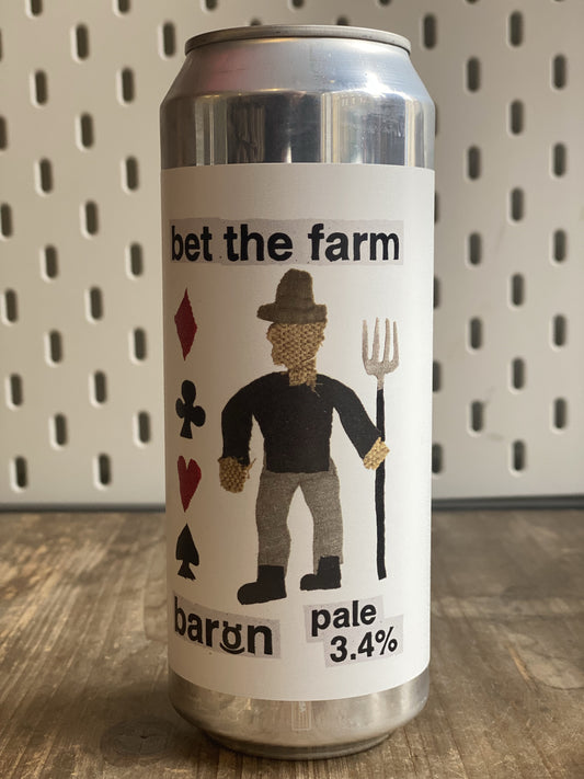 Baron Bet the Farm Pale Ale at The Beerhive, Edinburgh. Free UK shipping.
