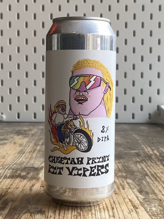 Baron Cheetah Print Pit Vipers NE DIPA at The Beerhive, Edinburgh. Free UK shipping.