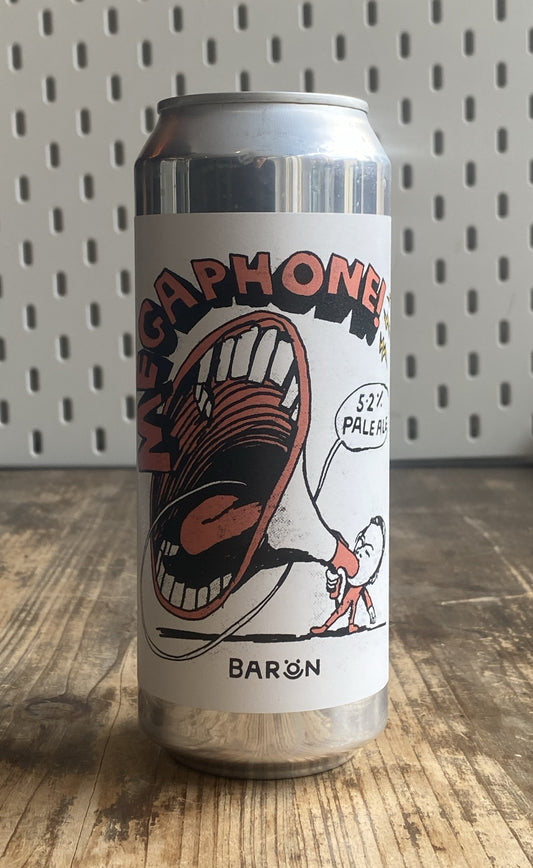 Baron Megaphone Hazy Pale Ale at The Beerhive, Edinburgh. Free UK shipping.