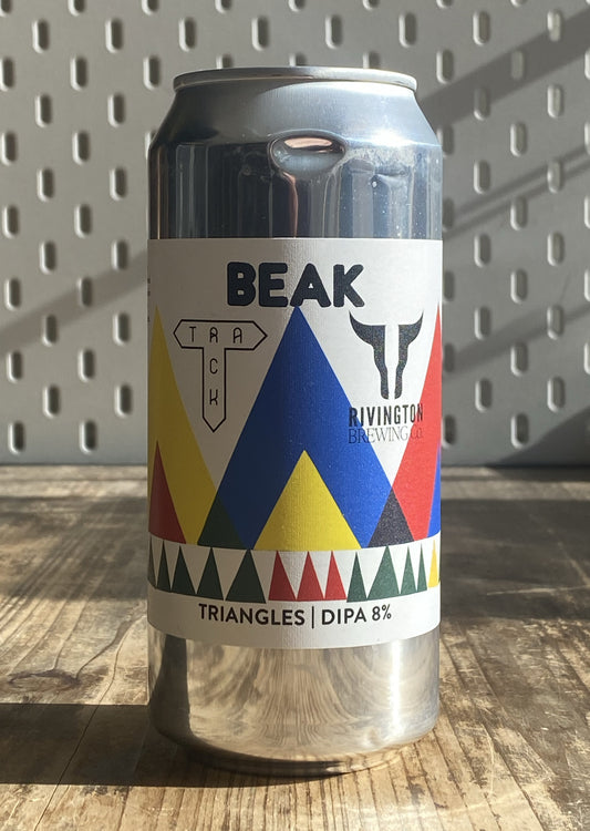 Beak X Track X Rivington Triangles DIPA at The Beerhive, Edinburgh. Free UK shipping.