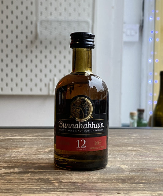 Bunnahabhain 12 Year old 5cl at The Beerhive, Edinburgh. Free UK shipping.