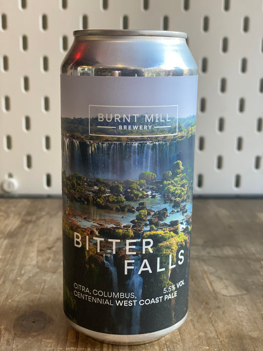 Burnt Mill Bitter Falls West Coast Pale Ale at The Beerhive, Edinburgh. Free UK shipping.