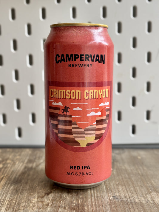 Campervan Crimson Canyon Red IPA at The Beerhive, Edinburgh. Free UK shipping.