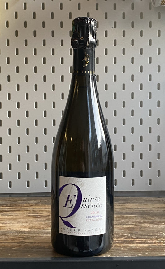 Champagne Franck Pascal "Quinte Essence" Extra Brut 2010 at The Beerhive, Edinburgh. Free UK shipping.