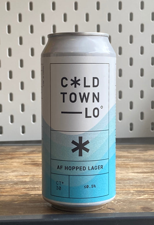 Cold Town Lo Alc Free Lager at The Beerhive, Edinburgh. Free UK shipping.