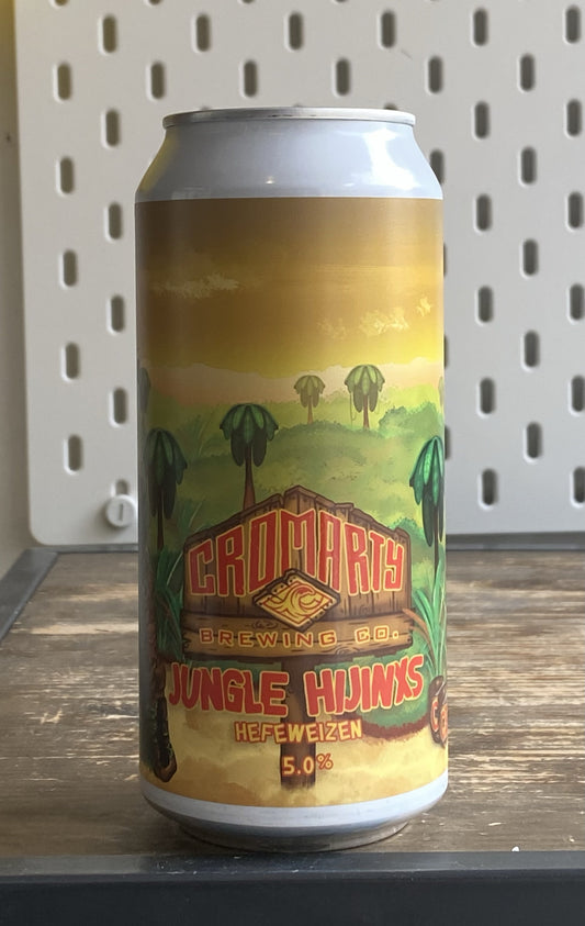 Cromarty Brewing Jungle Hijinxs Weissebier at The Beerhive, Edinburgh. Free UK shipping.