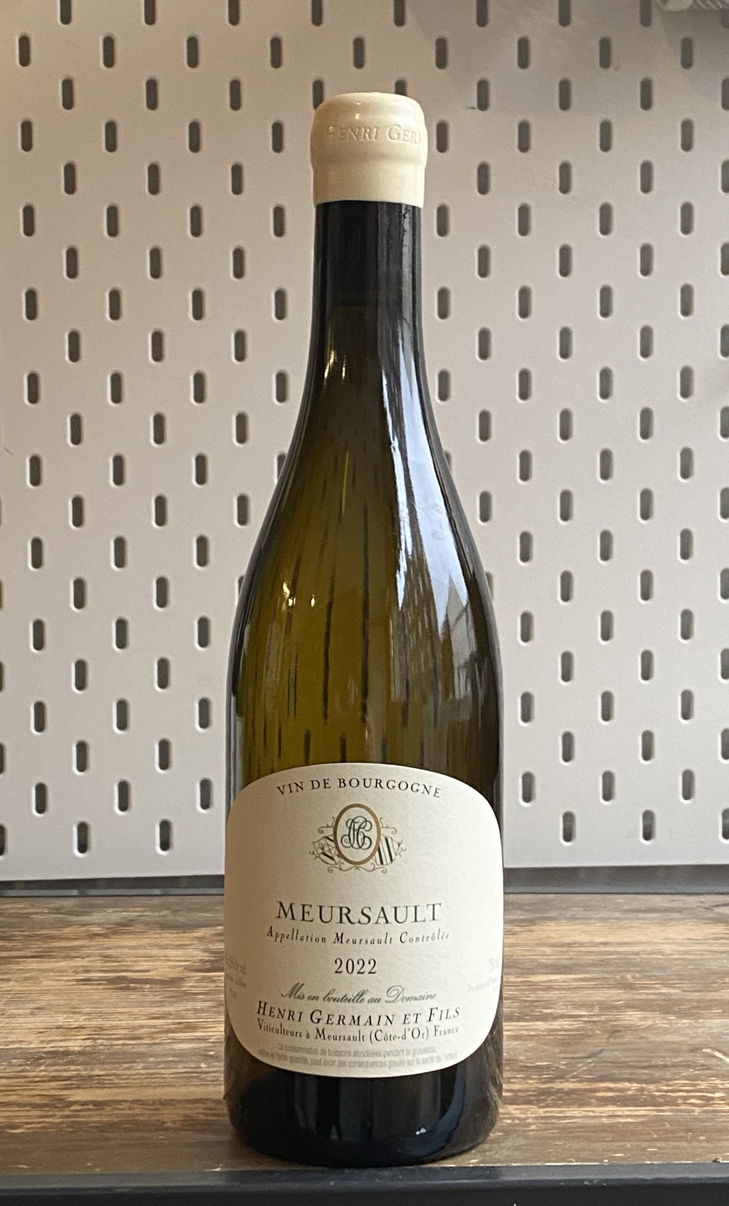 Domaine Henri Germain et Fils Meursault 2022 at The Beerhive, Edinburgh. Free UK shipping.