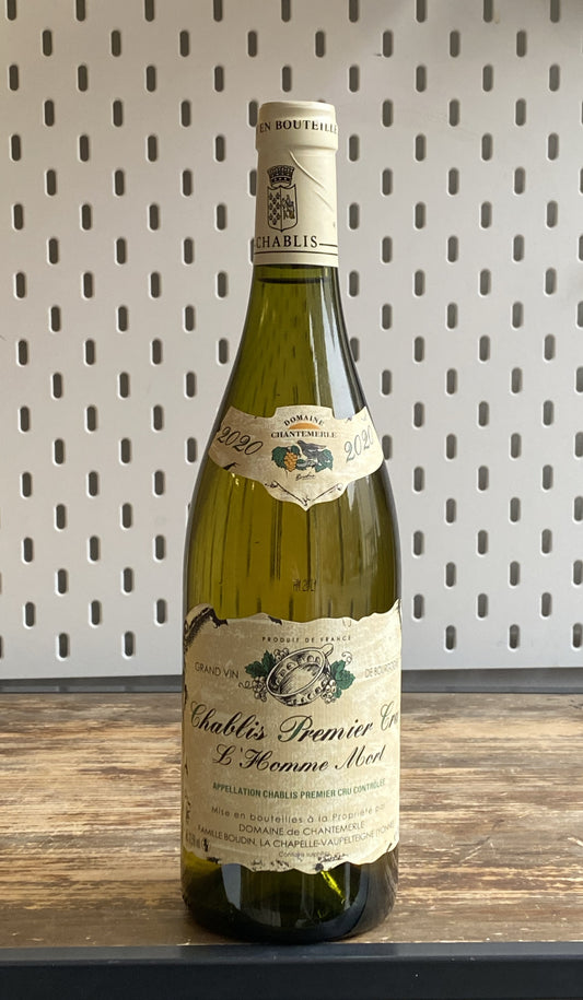Domaine de Chantemerle, Chablis L'Homme Mort 1er Cru 2020 at The Beerhive, Edinburgh. Free UK shipping.