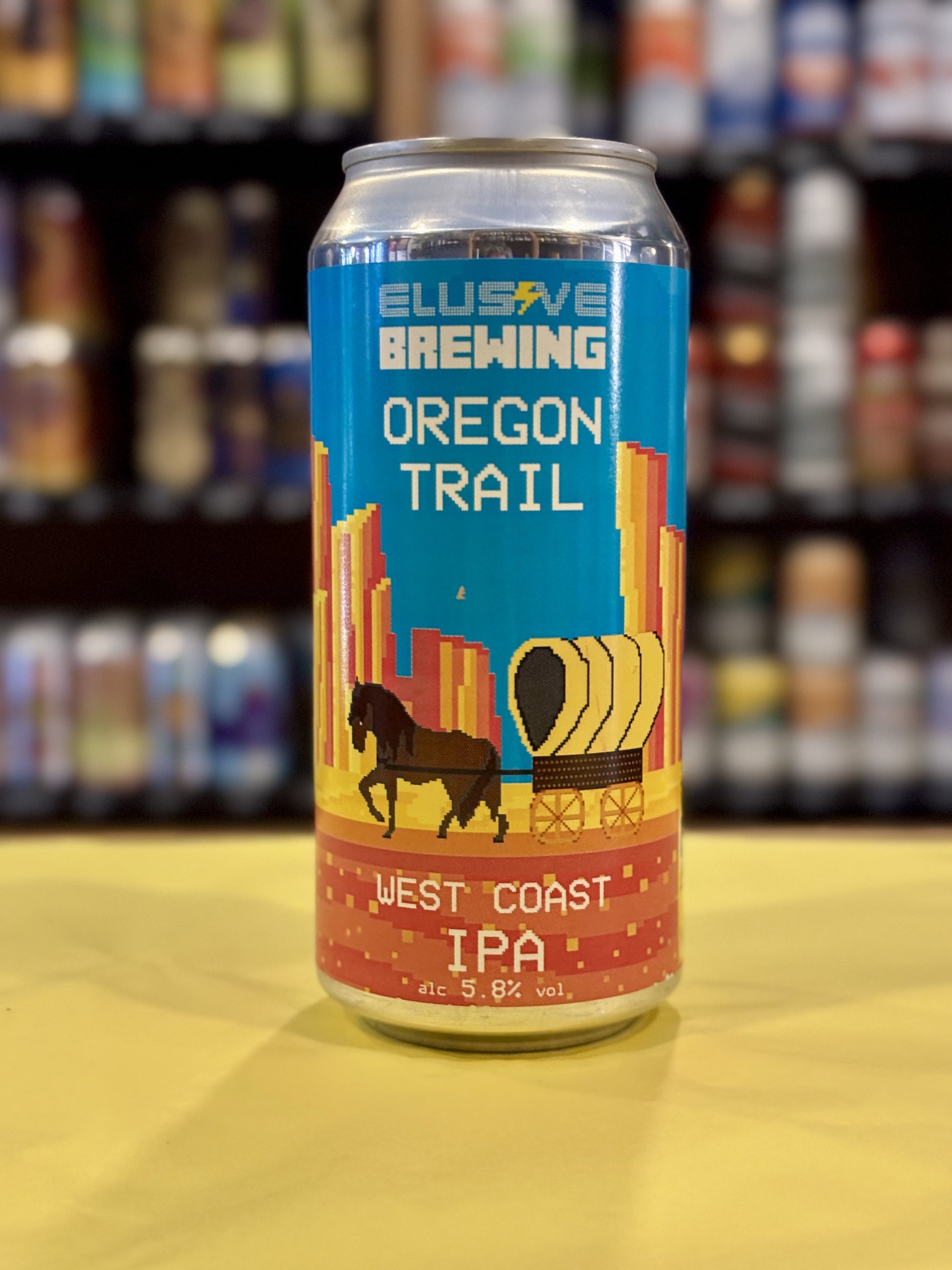 Elusive Oregon Trail WC IPA at The Beerhive, Edinburgh. Free UK shipping.