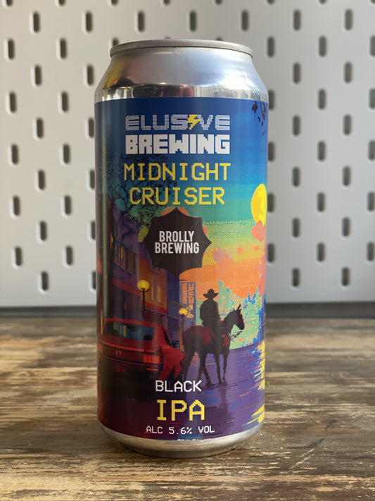 Elusive x Brolly Brewing Midnight Cruiser BIPA at The Beerhive, Edinburgh. Free UK shipping.