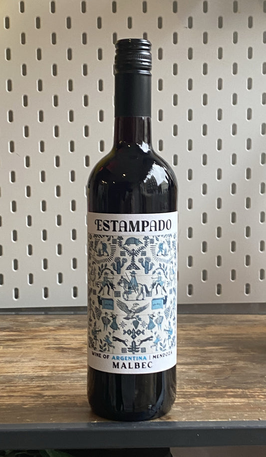 Estampado Malbec, Mendoza at The Beerhive, Edinburgh. Free UK shipping.