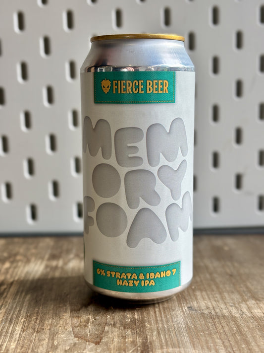 Fierce Memory Foam IPA at The Beerhive, Edinburgh. Free UK shipping.