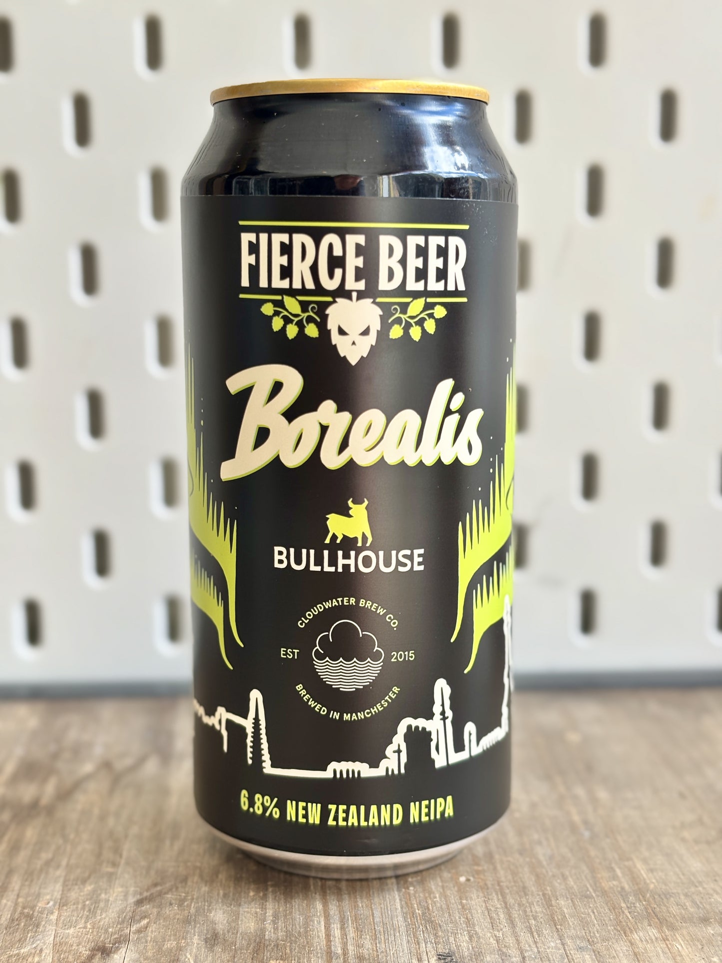 Fierce X Cloudwater X Bullhouse Borealis 2026 Hazy NZ IPA at The Beerhive, Edinburgh. Free UK shipping.