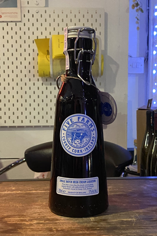 Five Farms Cream Liqueur at The Beerhive, Edinburgh. Free UK shipping.