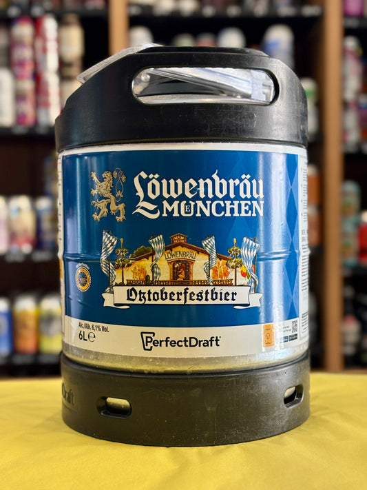 Lowenbrau Oktoberfest Perfect Draft 6 Litre Keg.