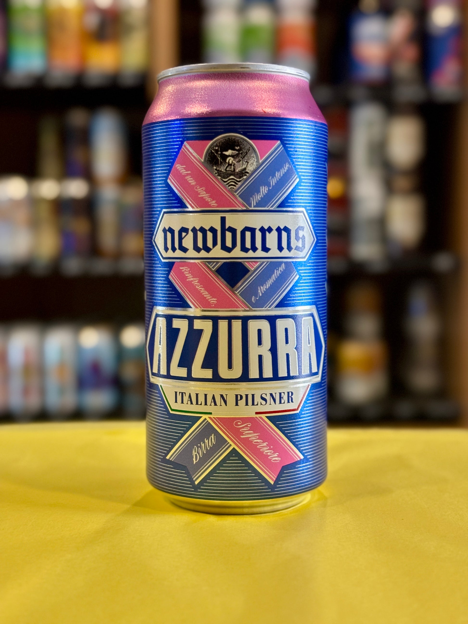 Newbarns Azzurra Italian Pilsner at The Beerhive, Edinburgh. Free UK shipping.