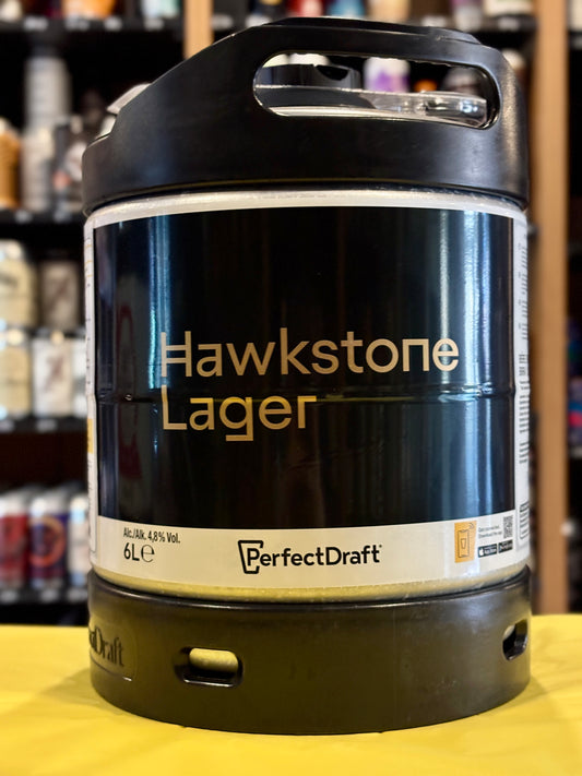 Perfect Draft Hawkstone Lager 6 Litre Keg