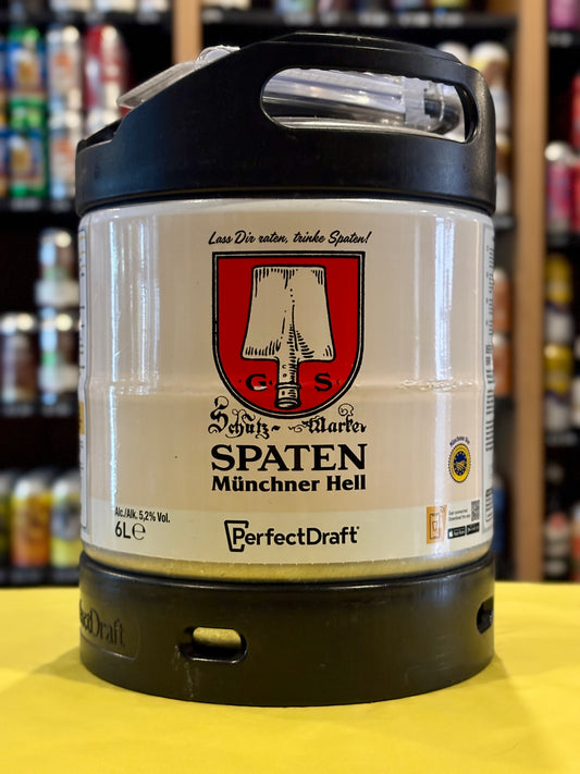 Perfect Draft Spaten Lager 6 Litre Keg