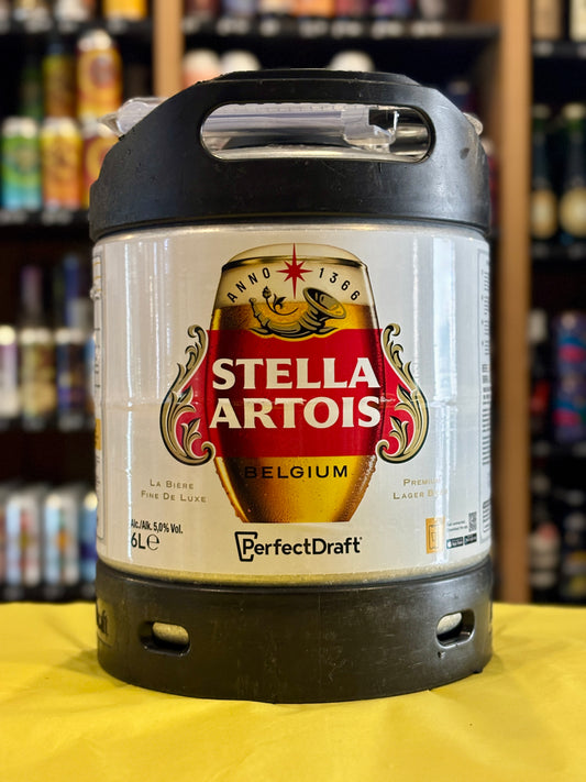 Perfect Draft Stella Artois 6 Litre Keg.