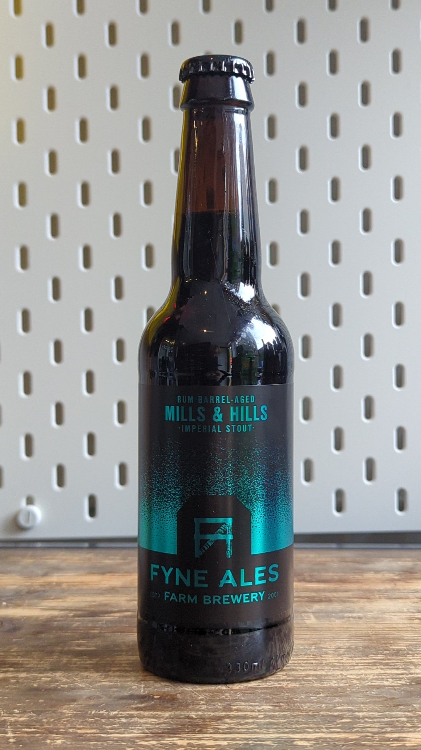 Fyne Ales Rum Barrel aged Mills and Hills at The Beerhive, Edinburgh. Free UK shipping.