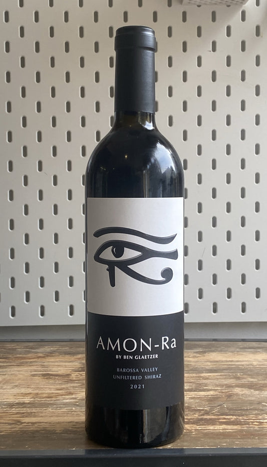 Glaetzer Wines Amon-Ra, Unfiltered Barossa Shiraz at The Beerhive, Edinburgh. Free UK shipping.