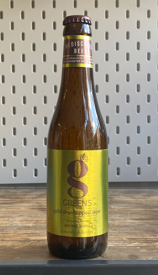 Greens Dry Hopped Lager at The Beerhive, Edinburgh. Free UK shipping.