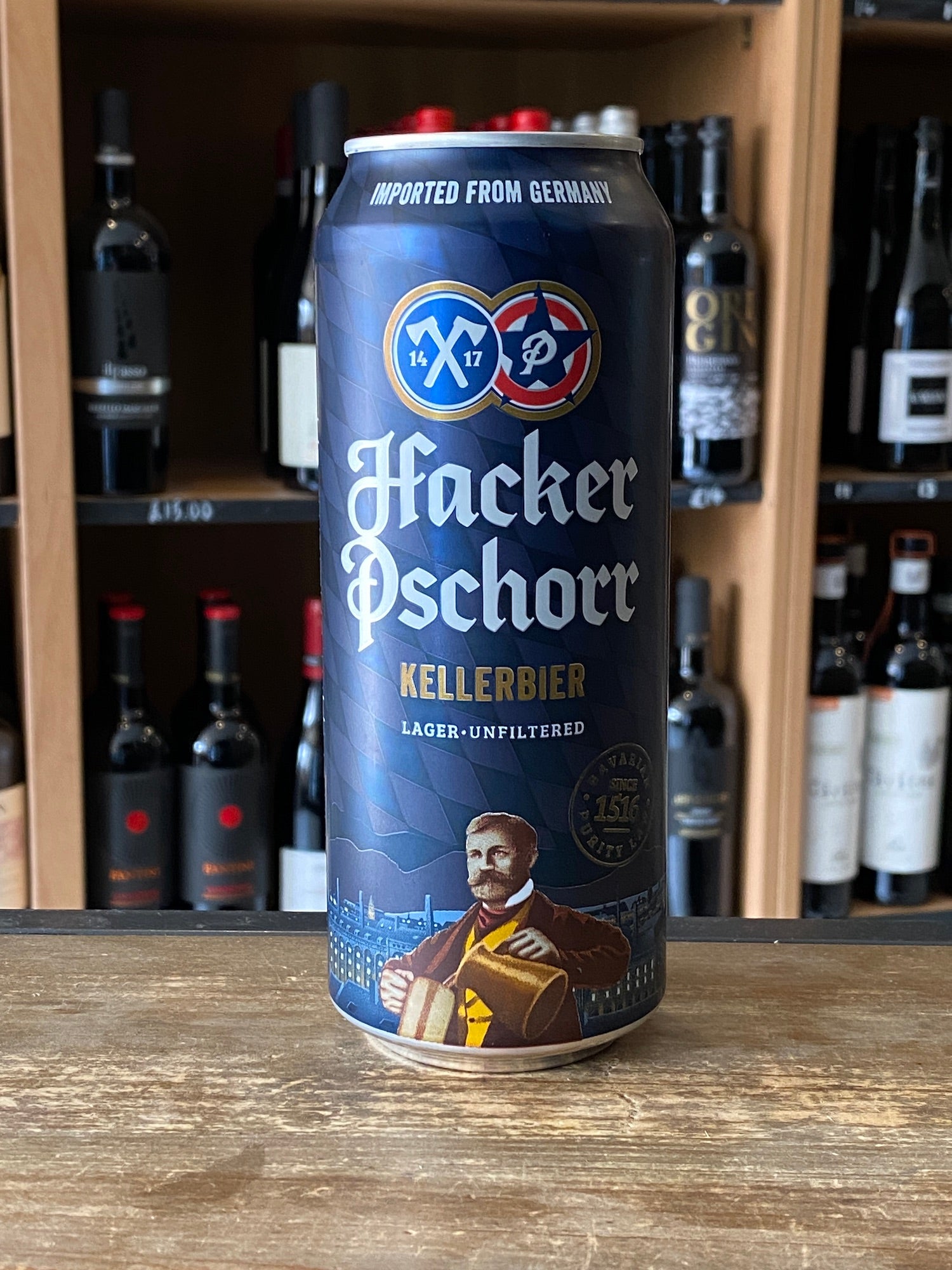 Hacker Pschorr Kellerbier 500ml Can - The Beerhive