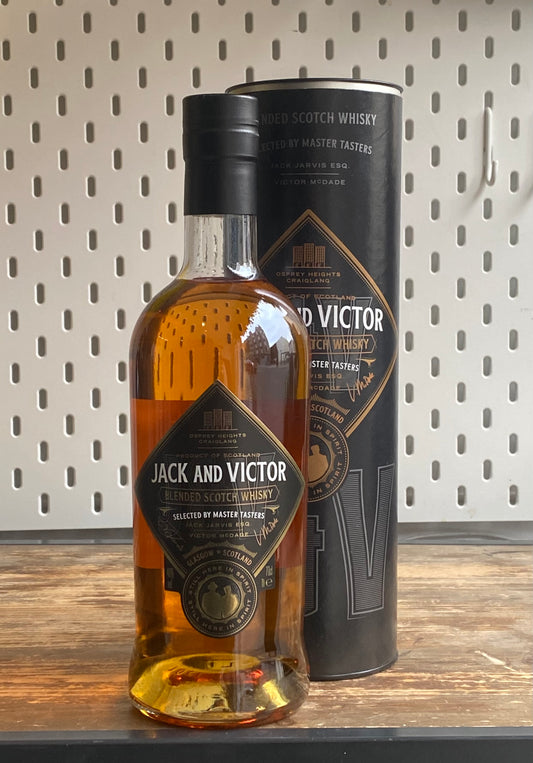 Jack and Victor Blended Whisky at The Beerhive, Edinburgh. Free UK shipping.