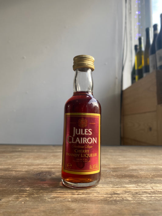 Jules Clairon Cherry Brandy 5cl at The Beerhive, Edinburgh. Free UK shipping.