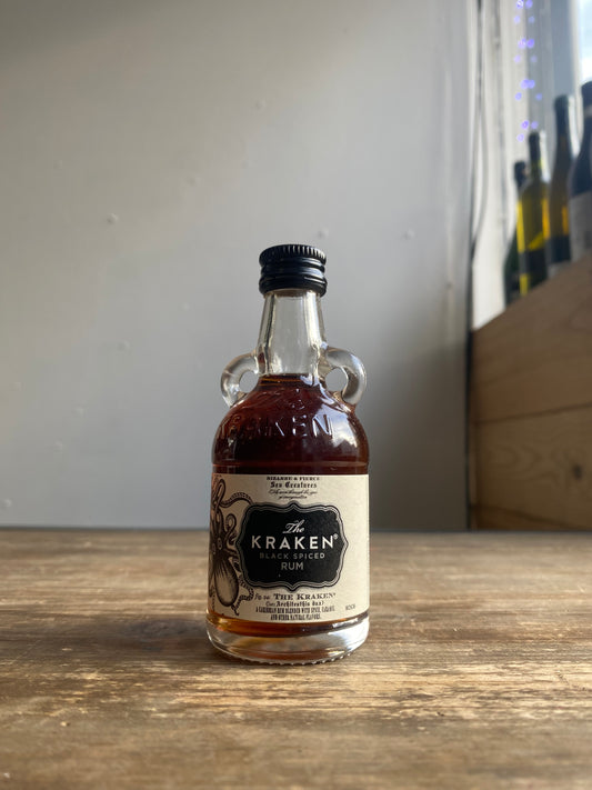 Kraken Rum 5cl at The Beerhive, Edinburgh. Free UK shipping.