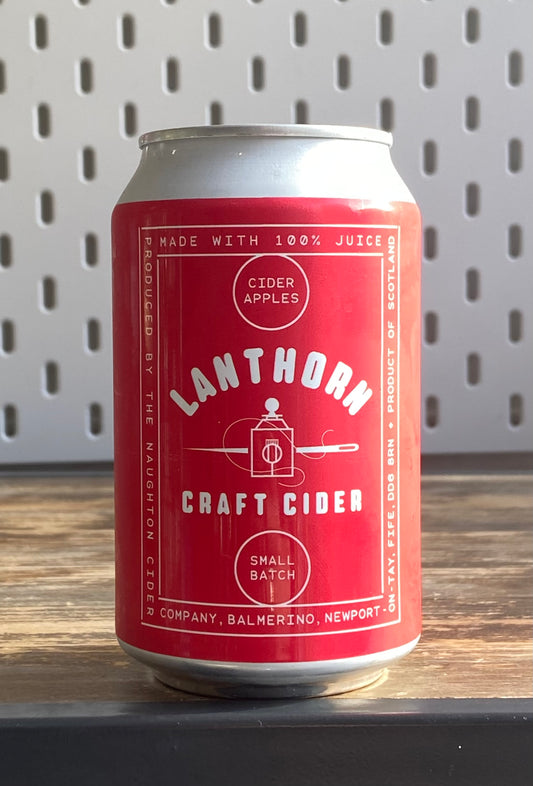 Lanthorn Cider Red Cans 330ml at The Beerhive, Edinburgh. Free UK shipping.