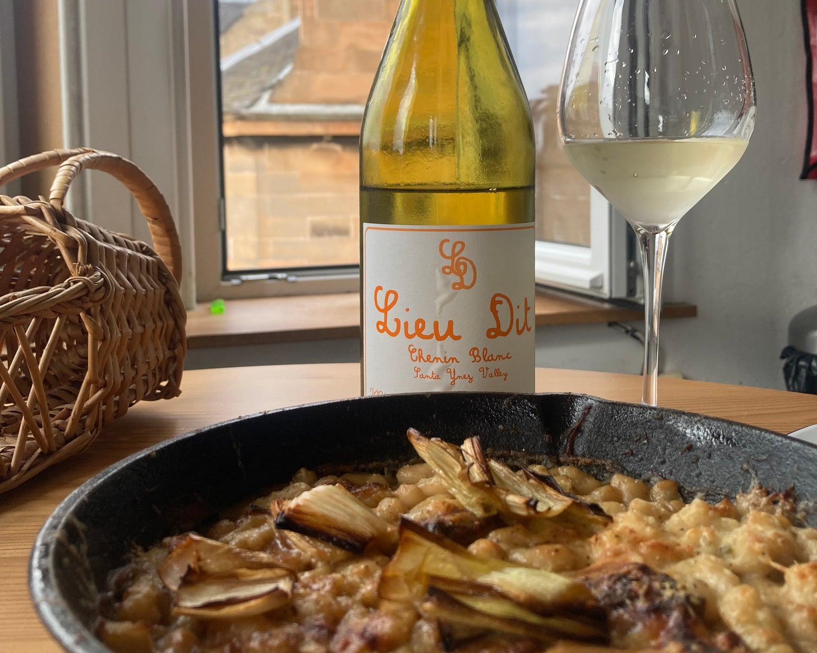 Leek Gratin & Chenin Blanc