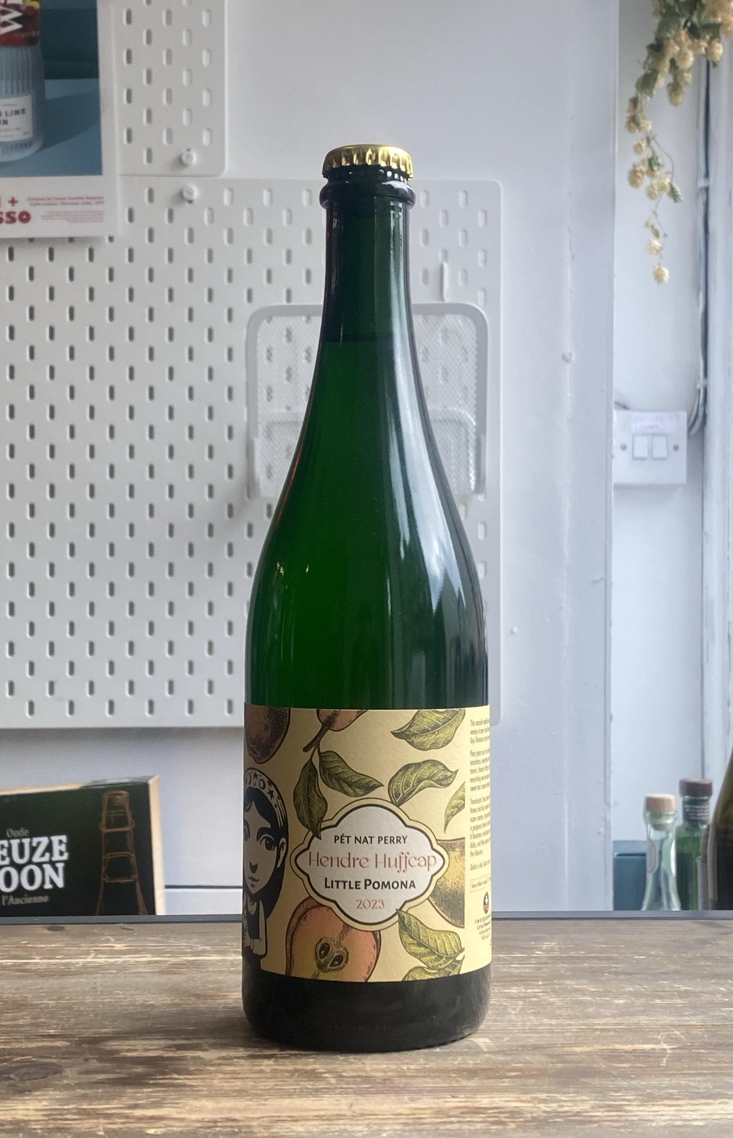 Little Pomona - Hendre Huffcap Pét Nat Perry 2023 at The Beerhive, Edinburgh. Free UK shipping.