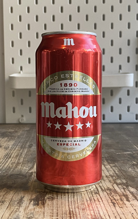 Mahou Madrid Lager Can at The Beerhive, Edinburgh. Free UK shipping.