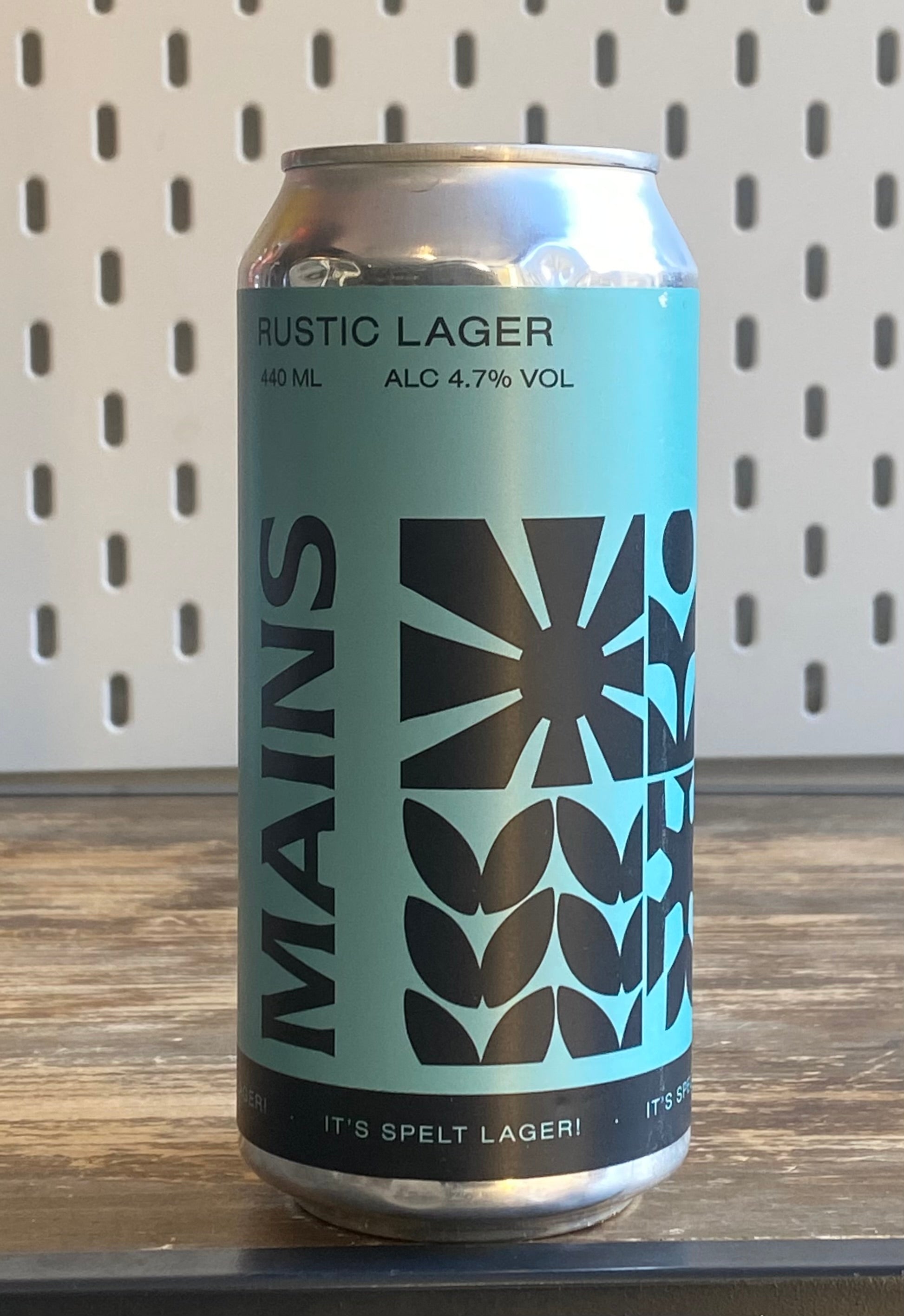 Mains Brewing Rustic Lager at The Beerhive, Edinburgh. Free UK shipping.