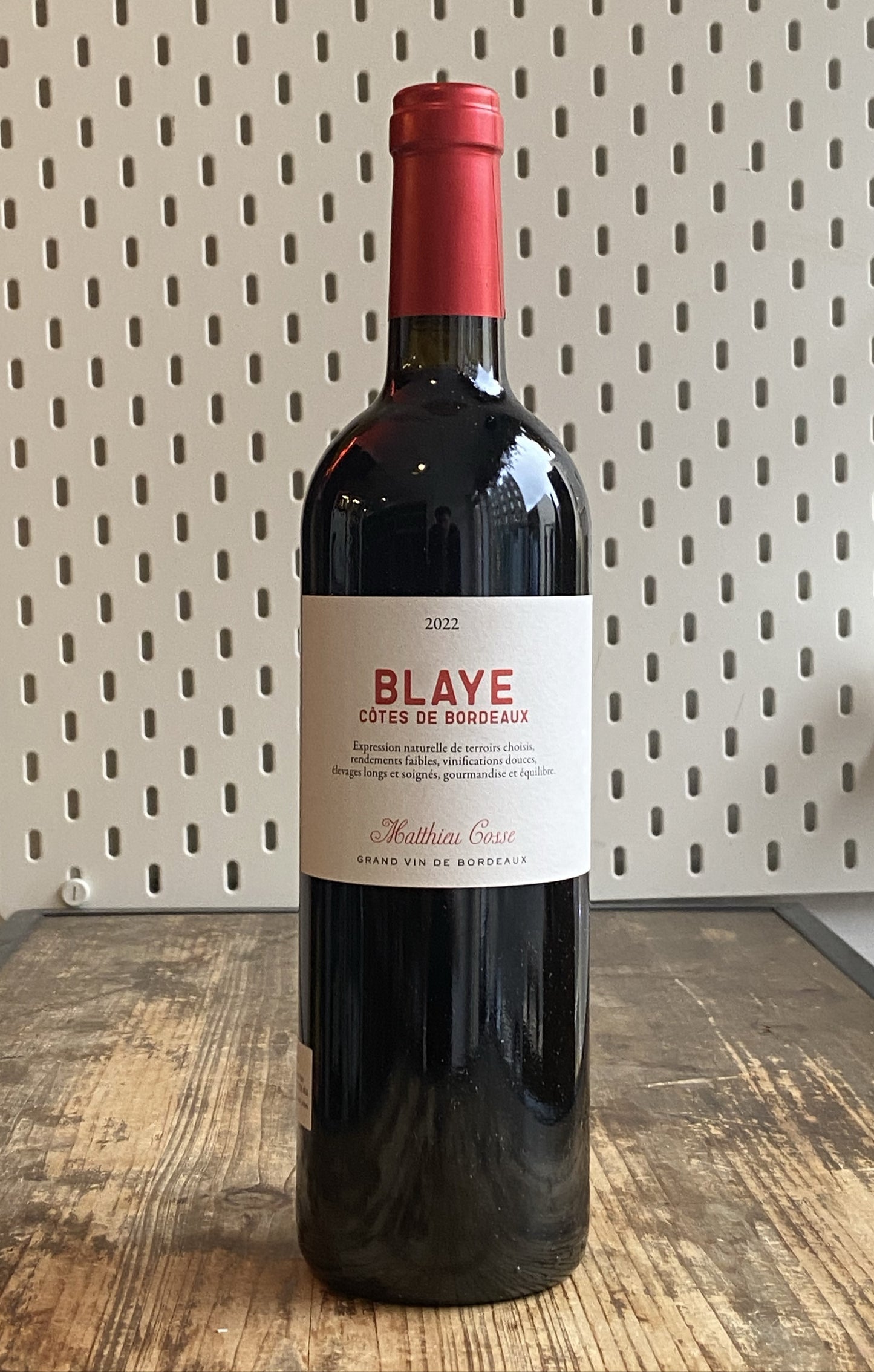 Matthieu Cosse Blaye Côtes de Bordeaux 2022