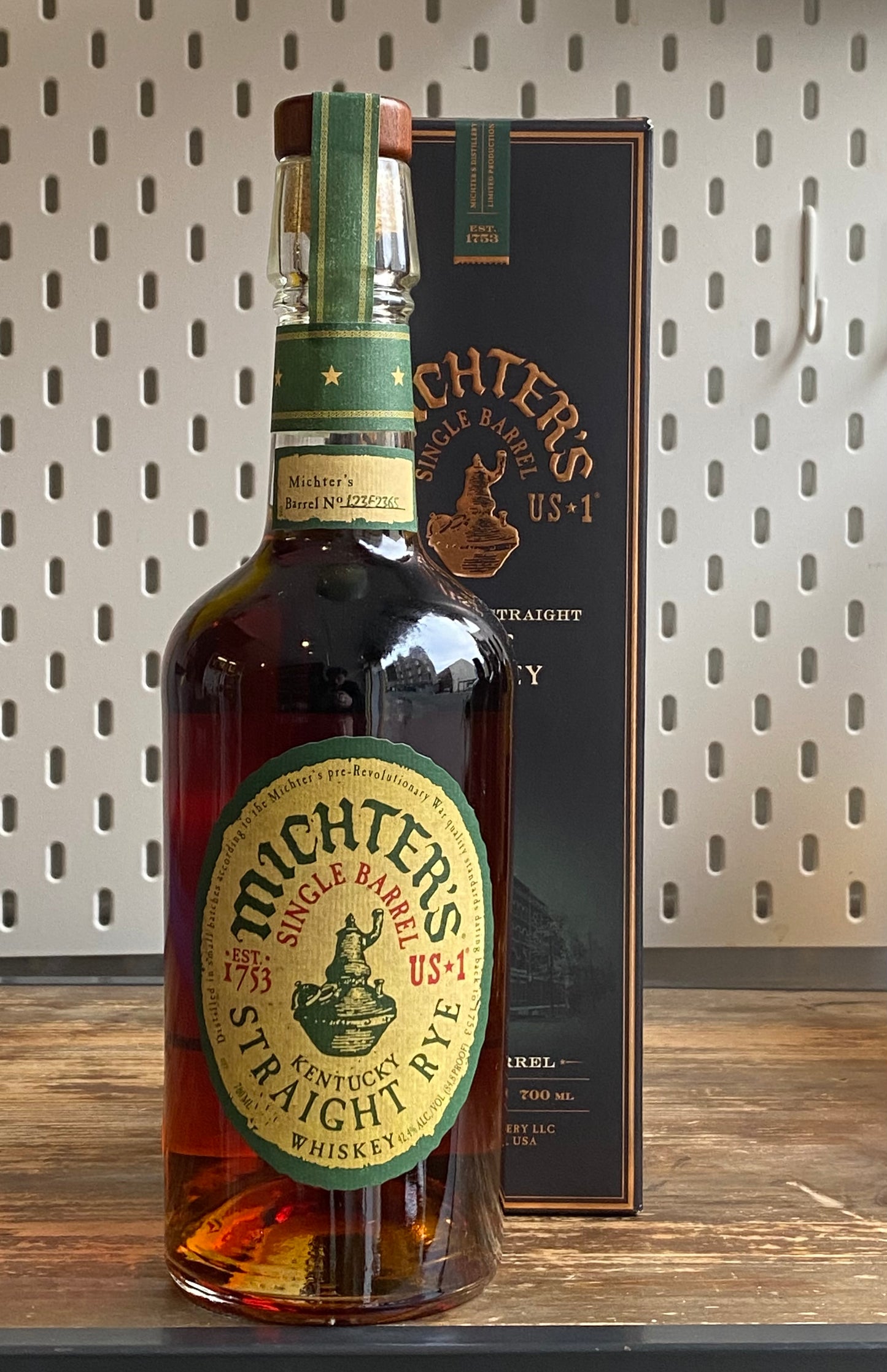 Michters Rye Whisky at The Beerhive, Edinburgh. Free UK shipping.