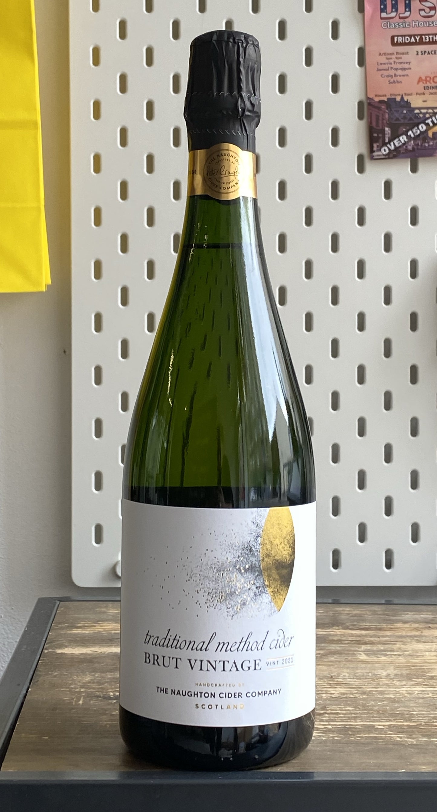 Naughton Traditional Method Brut Vintage Cider 2021 at The Beerhive, Edinburgh. Free UK shipping.