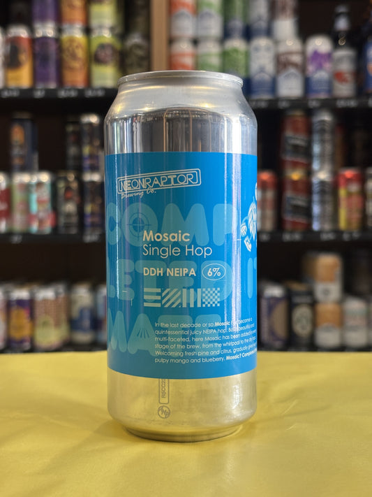 Neon Raptor Mosaic, Completed it Mate NEIPA