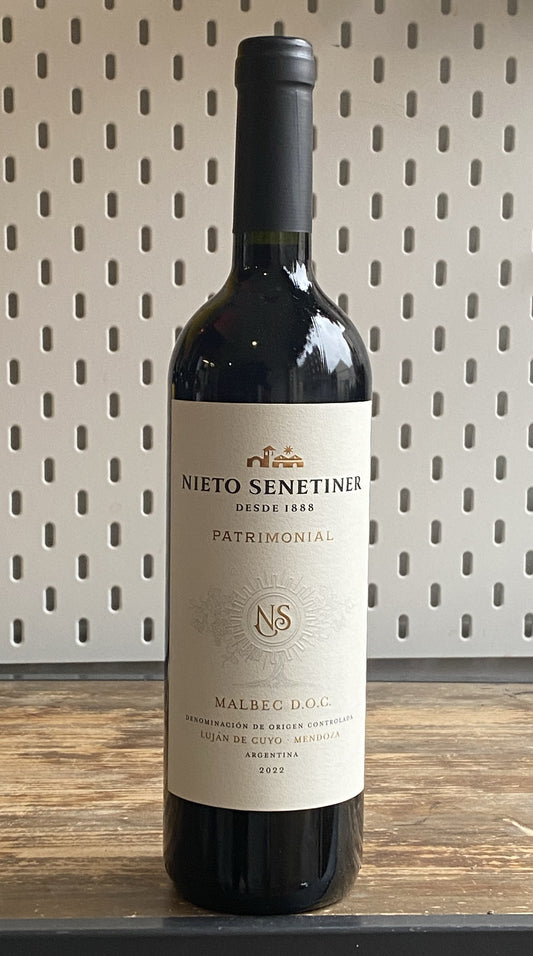 Nieto Patrimonial Malbec, DOC Luján de Cuyo at The Beerhive, Edinburgh. Free UK shipping.