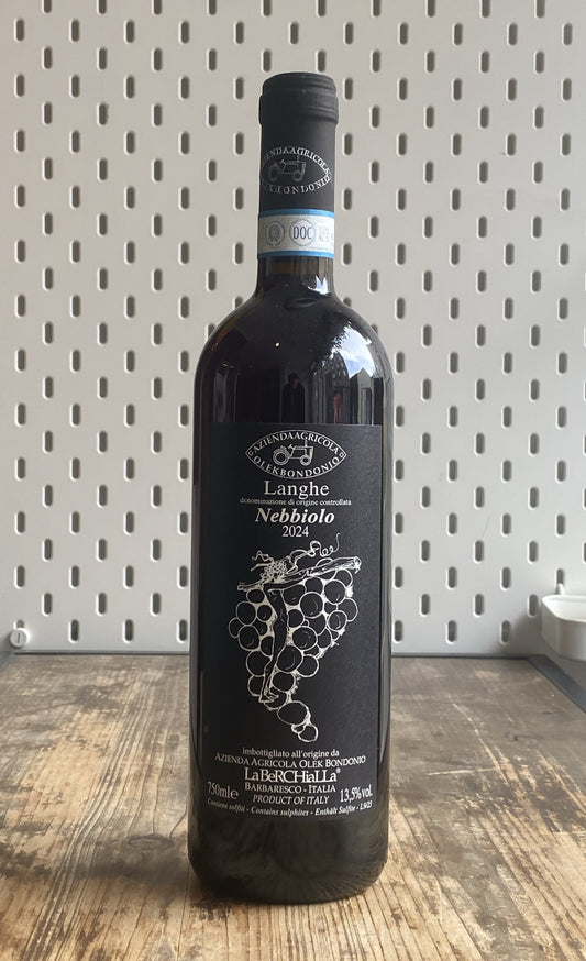 Olek Bondonio Langhe Nebbiolo at The Beerhive, Edinburgh. Free UK shipping.