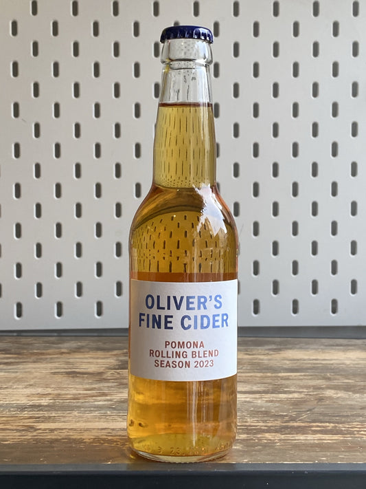 Oliver's - Pomona Rolling Blend 2023 330ml at The Beerhive, Edinburgh. Free UK shipping.