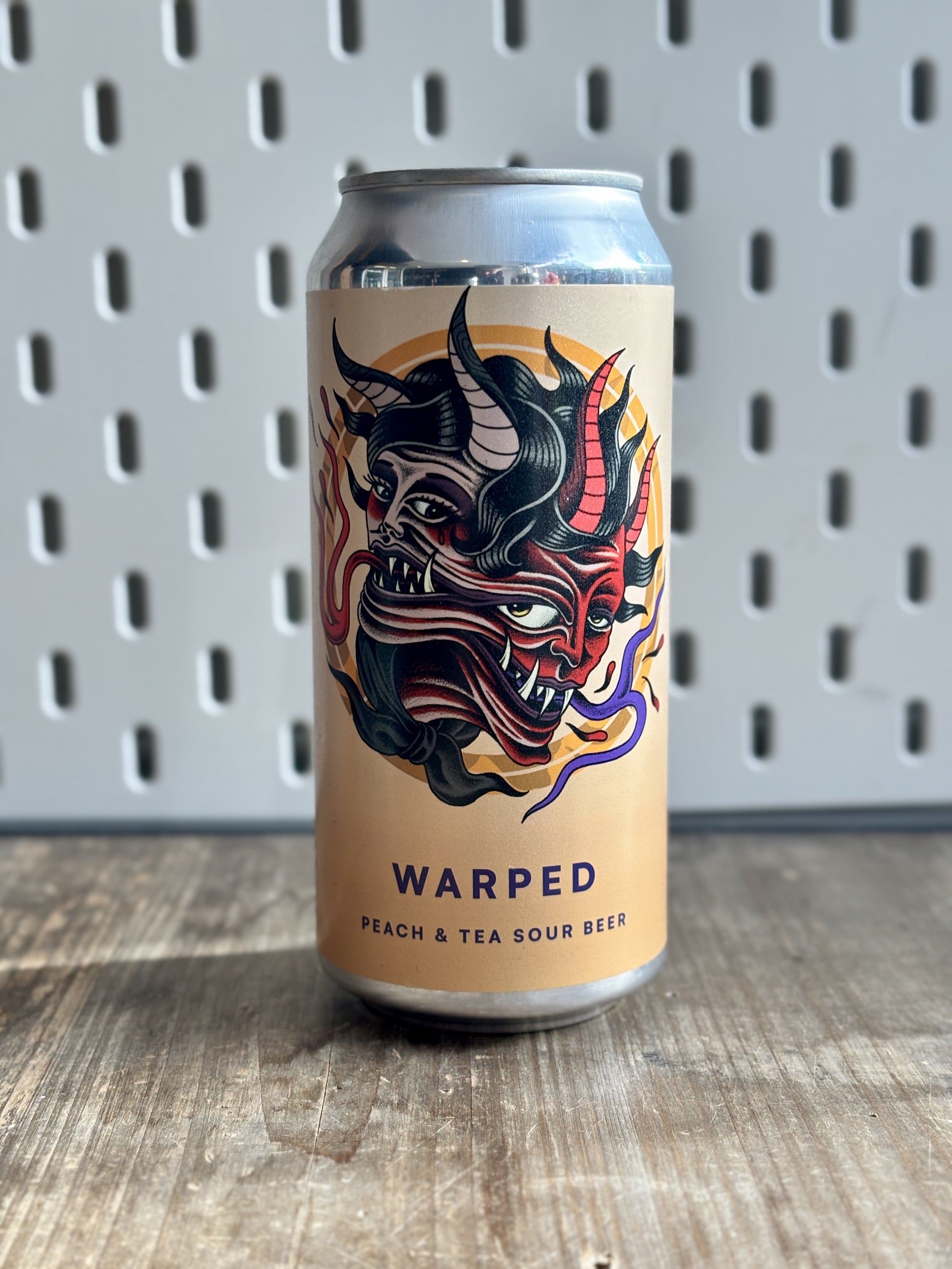 Otherworld Warped Peach and Tea Sour Beer at The Beerhive, Edinburgh. Free UK shipping.