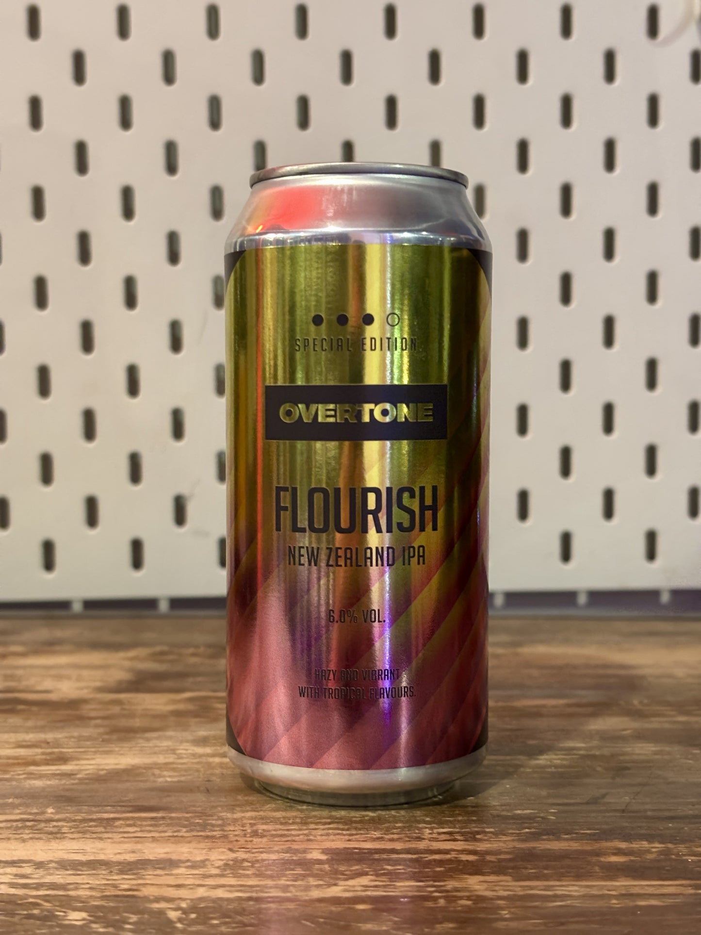 Overtone Flourish NZ IPA at The Beerhive, Edinburgh. Free UK shipping.