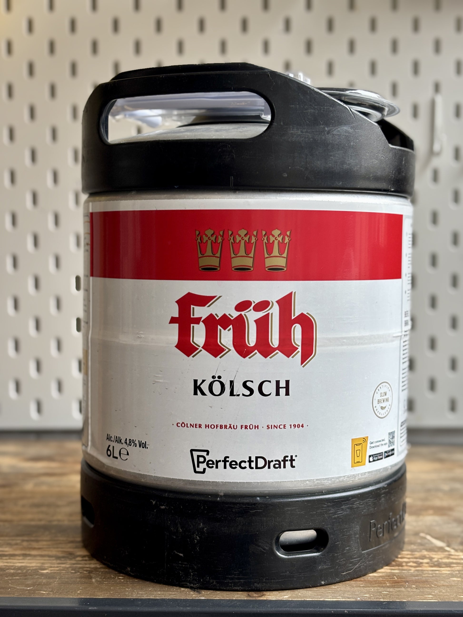Perfect Draft Fruh Kolsch 6 Litre Keg at The Beerhive, Edinburgh. Free UK shipping.