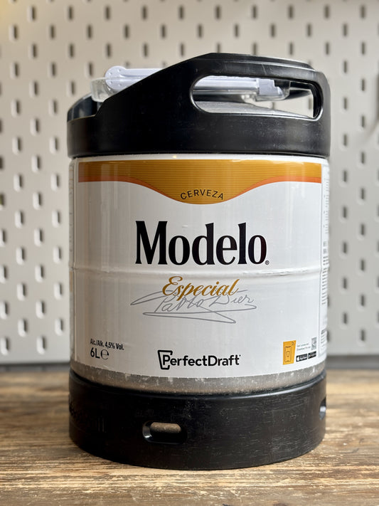 Perfect Draft Modelo 6 Litre Keg at The Beerhive, Edinburgh. Free UK shipping.