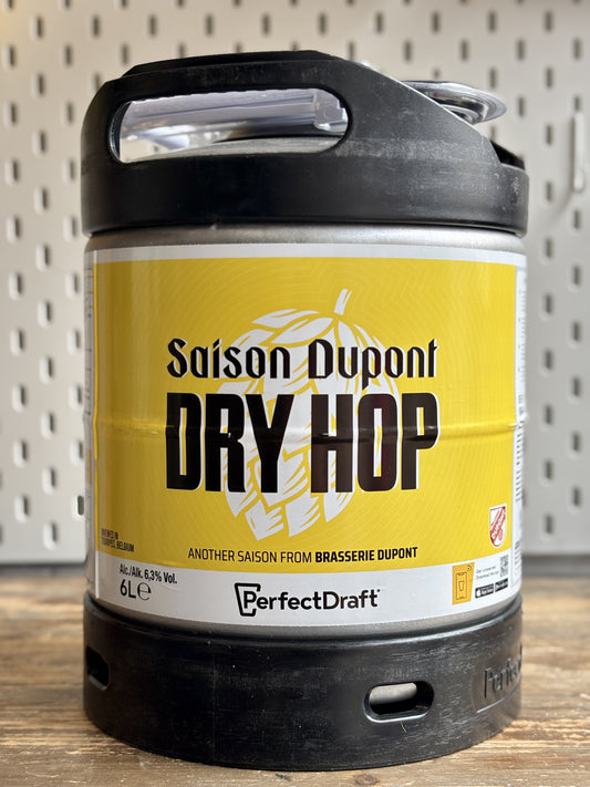 Perfect Draft Saison Dupont Dry Hop 6 Litre Keg at The Beerhive, Edinburgh. Free UK shipping.